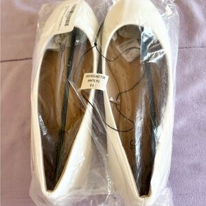 White Ballet Flats for Women